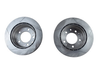 2x dischi freno per PORSCHE 911 3.2 Carrera POSTERIORE scanalati