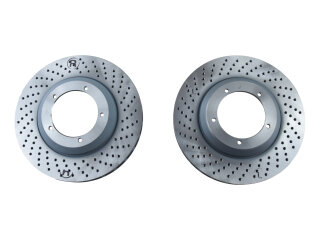 2x disques de frein pour PORSCHE 911 turbo 930 turbo 3.3...