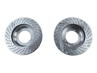 2x disques de frein pour PORSCHE 911 turbo 930 turbo 3.3 de 81- AVANT