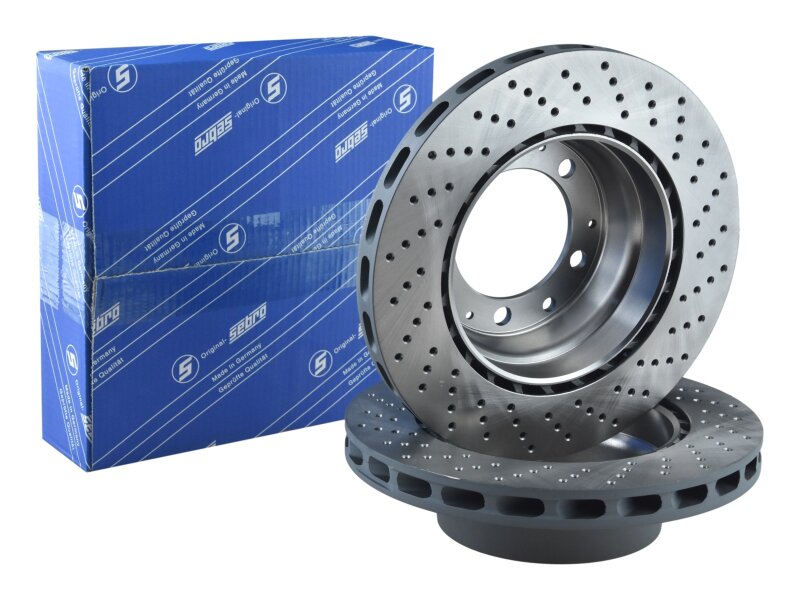 2x disques de frein pour PORSCHE 911 turbo 930 turbo 3.3...