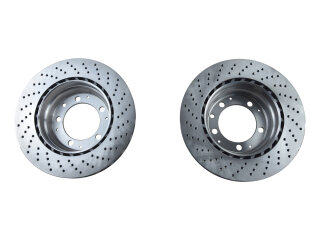 2x disques de frein pour PORSCHE 911 turbo 930 turbo 3.3 ARRI&Egrave;RE