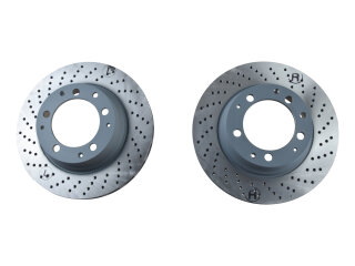 2x brake discs for PORSCHE 911 turbo 930 turbo 3.3 REAR