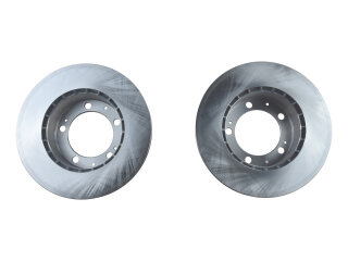 2x discos de freno para PORSCHE 944 2.5 944S 2.7 87-89 DELANTERO