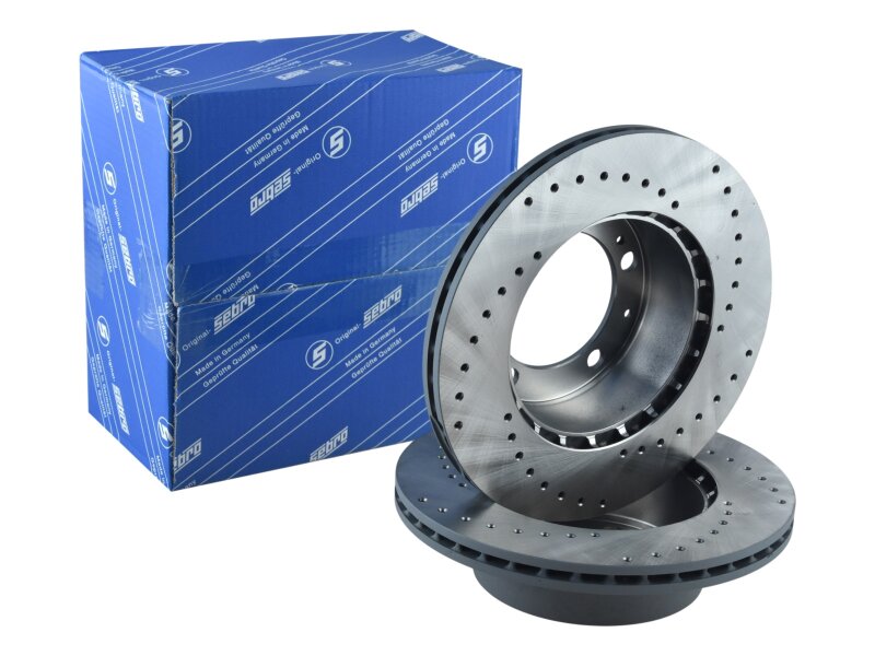 2x brake discs for PORSCHE 944 2.5 944S 2.7 87-89 FRONT...