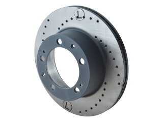 2x brake discs for PORSCHE 944 2.5 944S 2.7 87-89 FRONT SPORT