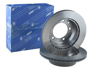 2 discos de freio para PORSCHE 924 turbo 2.5 S 944 a -86...