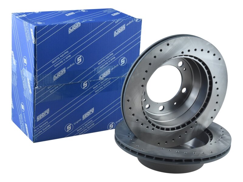 2x disques de frein pour PORSCHE 924 turbo 2.5 S 944 -86...