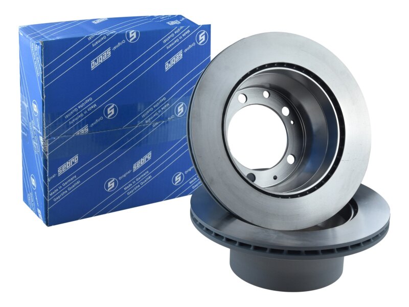 2x discos de freio para PORSCHE 944 S 2.5 2.7 87-89 REAR