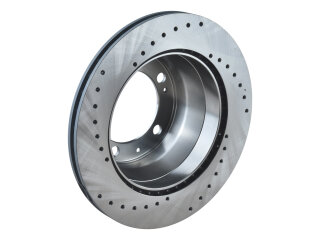 2x brake discs for PORSCHE 944 S 2.5 2.7 87-89 REAR SPORT