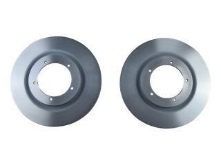 2x discos de freio para PORSCHE 944 turbo até -86...