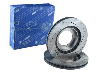 2x brake discs for PORSCHE 944 turbo up to -86 FRONT SPORT