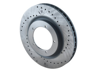 2x brake discs for PORSCHE 944 turbo up to -86 FRONT SPORT