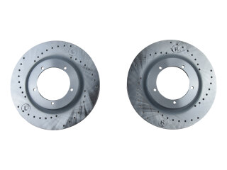 2x remschijven voor PORSCHE 944 turbo tot -86 FRONT SPORT