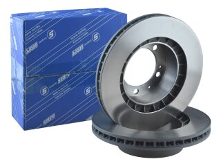 2x disques de frein pour PORSCHE 944 turbo 951 87-88 S2...