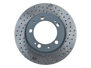 2x discos de freno para PORSCHE 944 turbo 951 87-88 S2...