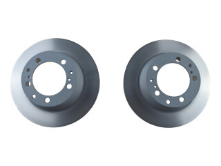2x Remschijven voor PORSCHE 964 Carrera 944 S2 951 van 87- 968 ACHTER