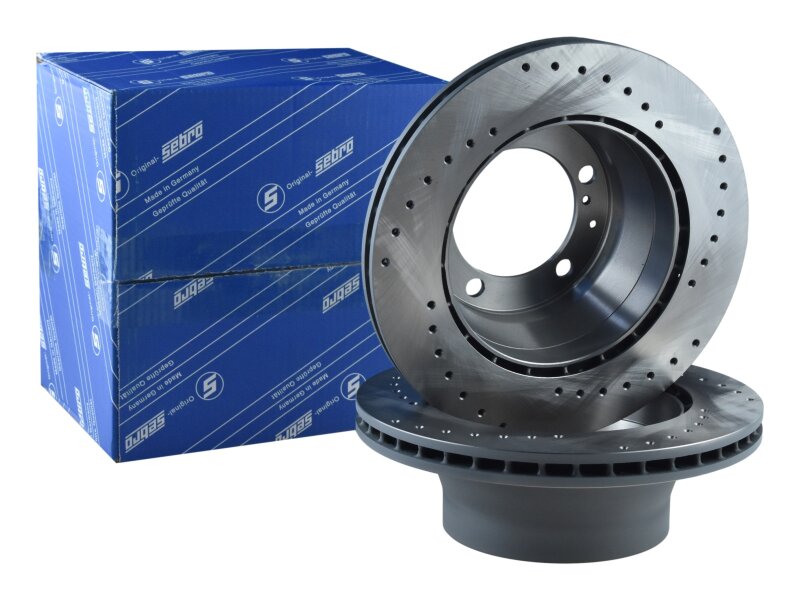 2x brake discs for PORSCHE 964 Carrera 944 S2 951 from...