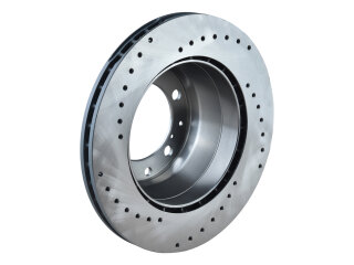 2x Brake Discs for PORSCHE 964 Carrera 944 S2 951 from 87- 968 REAR SPORT