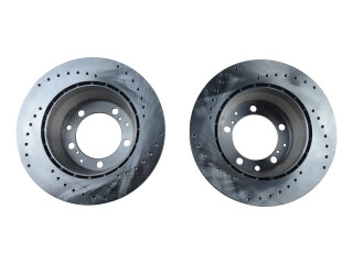 2x discos de freno para PORSCHE 964 Carrera 944 S2 951 del 87- 968 TRASERO SPORT