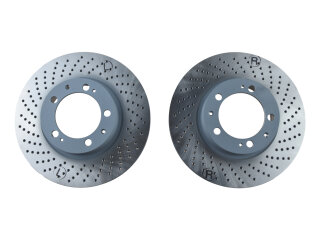 2x disques de frein pour PORSCHE 964 turbo 3.6 AVANT