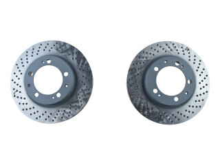 2x discos de freio para PORSCHE 993 Carrera FRONT