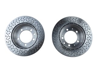 2x Bremsscheiben f&uuml;r PORSCHE 993 Carrera 2 HINTEN