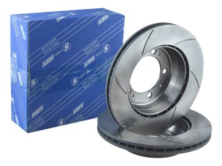 2x discos de freio para PORSCHE 993 Carrera 4 REAR...