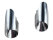 2x Exhaust Tailpipes for PORSCHE 993 Carrera Exhaust Trims End Pieces