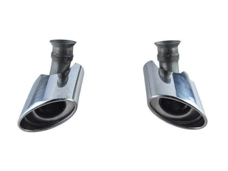 2x Exhaust Tailpipes for PORSCHE 996 Carrera 3.6 Exhaust Trims End Pieces