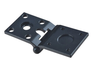 1x cerniera per porta per PORSCHE 356 B/C IN ALTO SINISTRA / IN BASSO A DESTRA