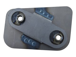 Deurslot van plaatstaal voor PORSCHE 911 F/G 930, B-stijl, rechterdeur