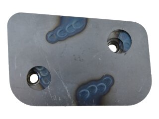 Fechadura de porta em chapa met&aacute;lica para PORSCHE 911 F/G 930, coluna B, porta direita