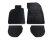 4x Floor Mats for PORSCHE 964 993 Footwell Carpet Set BLACK