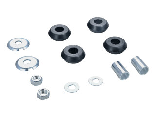 4x rolamento de suporte de borracha + luva para PORSCHE...