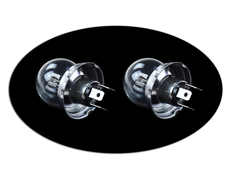 2 bombillas para faros delanteros PORSCHE 356 911 2.0 914...