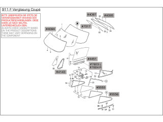 Junta de parabrisas para PORSCHE 911 F/G SC 930...