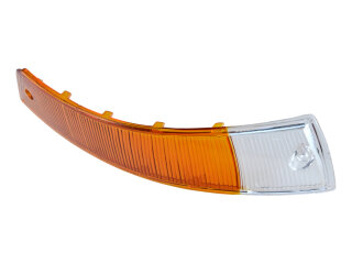 Cabochon de clignotant pour PORSCHE 911 F SWB 2.0 -68 Clignotant AVANT ORANGE-BLANC G+D