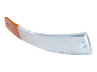 Indicator lens for PORSCHE 911 F SWB 2.0 -68 Front Indicator White-Orange Left+Right