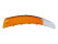Lente de intermitente para PORSCHE 911 F SWB 2.0 - 68 Intermitente delantero naranja-blanco derecho