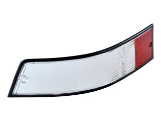 Achterlichtlenzen voor PORSCHE 911 F/G 69-89 WIT-ROOD ZWARTE RAND L+R