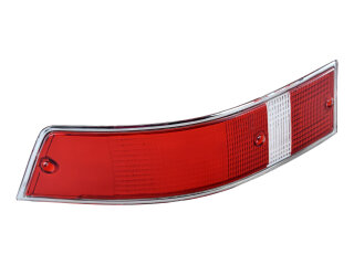Lentes de lanterna traseira para PORSCHE 911 F/G 69-89 US VERMELHO CROMADO ARO L+R