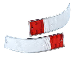Achterlichtlenzen voor PORSCHE 911 F/G 69-89 WIT-RODE...