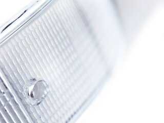 PORSCHE 911 F/G 69-89 用テールライトレンズ ホワイト-レッド クローム リム L+R