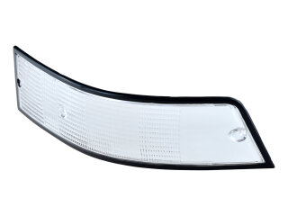 Lentes de luces traseras para PORSCHE 911 F/G 69-89 BLANCAS TRANSPARENTES CON BORDE NEGRO IZQUIERDO + DERECHO