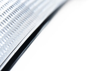 Lenti per fanali posteriori per PORSCHE 911 F/G 69-89 BIANCO TRASPARENTE CERCHIO NERO SINISTRO+DX