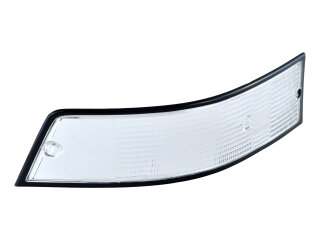 Lenti per fanali posteriori per PORSCHE 911 F/G 69-89 BIANCO TRASPARENTE CERCHIO NERO SINISTRO+DX
