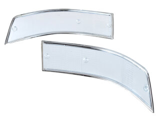Achterlichtlenzen voor PORSCHE 911 F/G 69-89 WITTE HELDER CHROOM RAND L+R