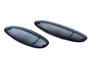 2x Blinkerglas für PORSCHE 914 Blinker VORNE SMOKED...