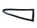 Side window seal for PORSCHE 993 Coupe, rear window seal, left and right