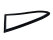 Side window seal for PORSCHE 993 Coupe, rear window seal, left and right